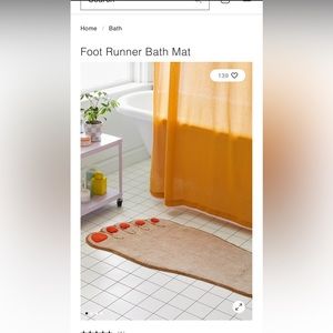 Urban Outfitters bath mat